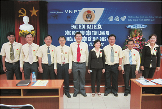 Đại hội đại biểu Công đoàn Bưu Điện tỉnh Long An nhiệm kỳ 2012 - 2015