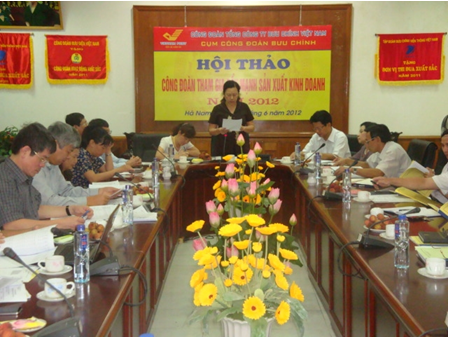 Hội thảo “Công đoàn tham gia đẩy mạnh sản xuất kinh doanh”