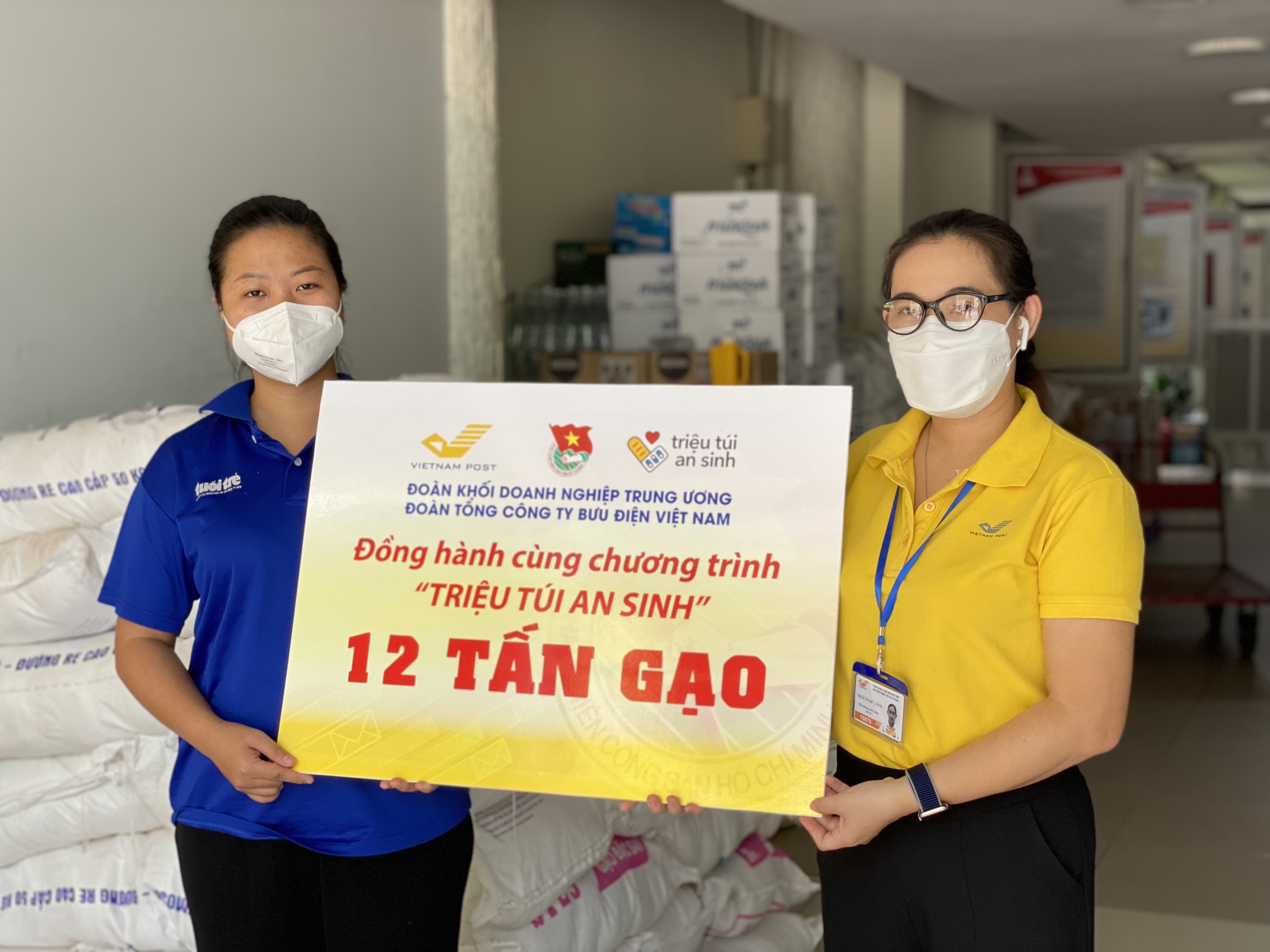 Tuổi trẻ Bưu điện Việt Nam đồng hành cùng Chương trình Triệu túi an sinh