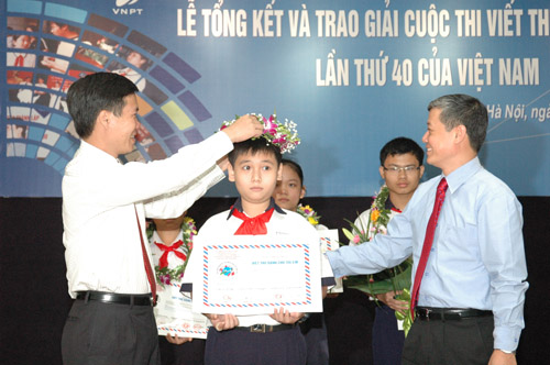 Bức thư giành giải Nhất quốc gia cuộc thi viết thư UPU 40