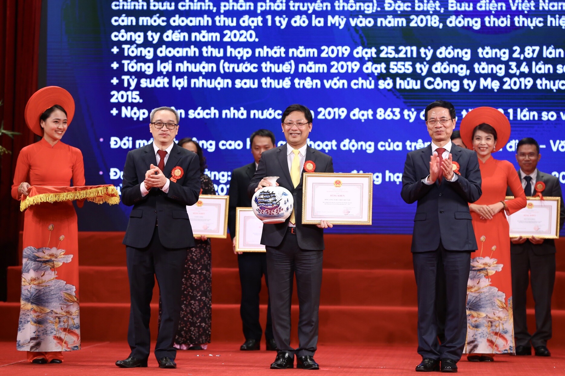 Tổng công ty Bưu điện Việt Nam và 5 cá nhân của Tổng công ty được tôn vinh tại Đại hội Thi đua yêu nước Bộ TT&TT lần thứ IV (2020 – 2025)