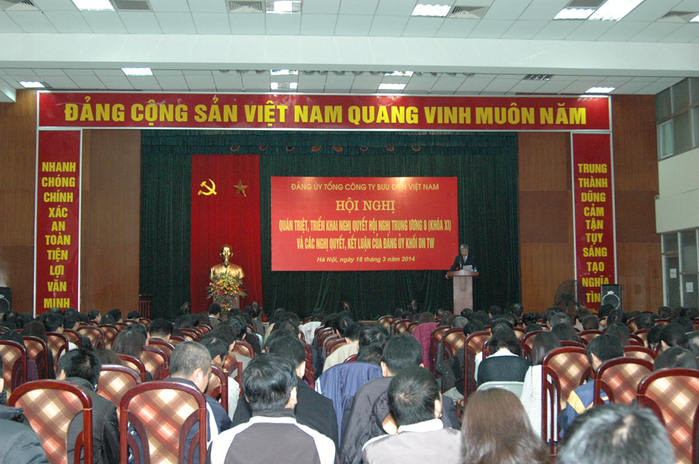 Đảng bộ Tổng công ty Bưu điện Việt Nam tổ chức học tập, quán triệt Nghị quyết Hội nghị Ban Chấp hành Trung ương lần thứ 8, khóa XI