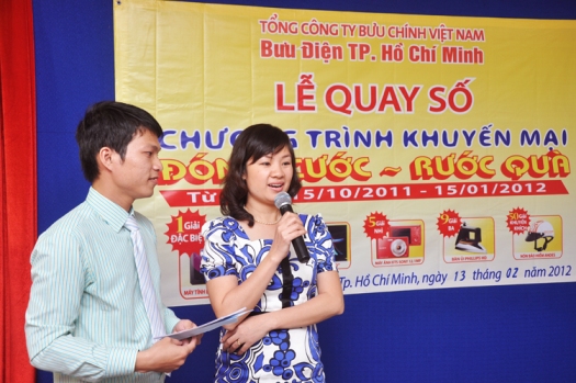 Quay số chương trình khuyến mại “Đóng cước – Rước quà”