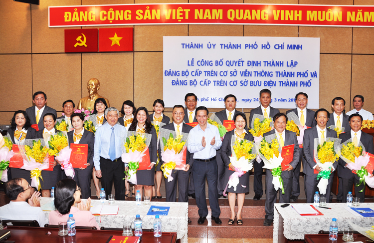 Ra mắt Đảng bộ cấp trên cơ sở Bưu điện TP. Hồ Chí Minh