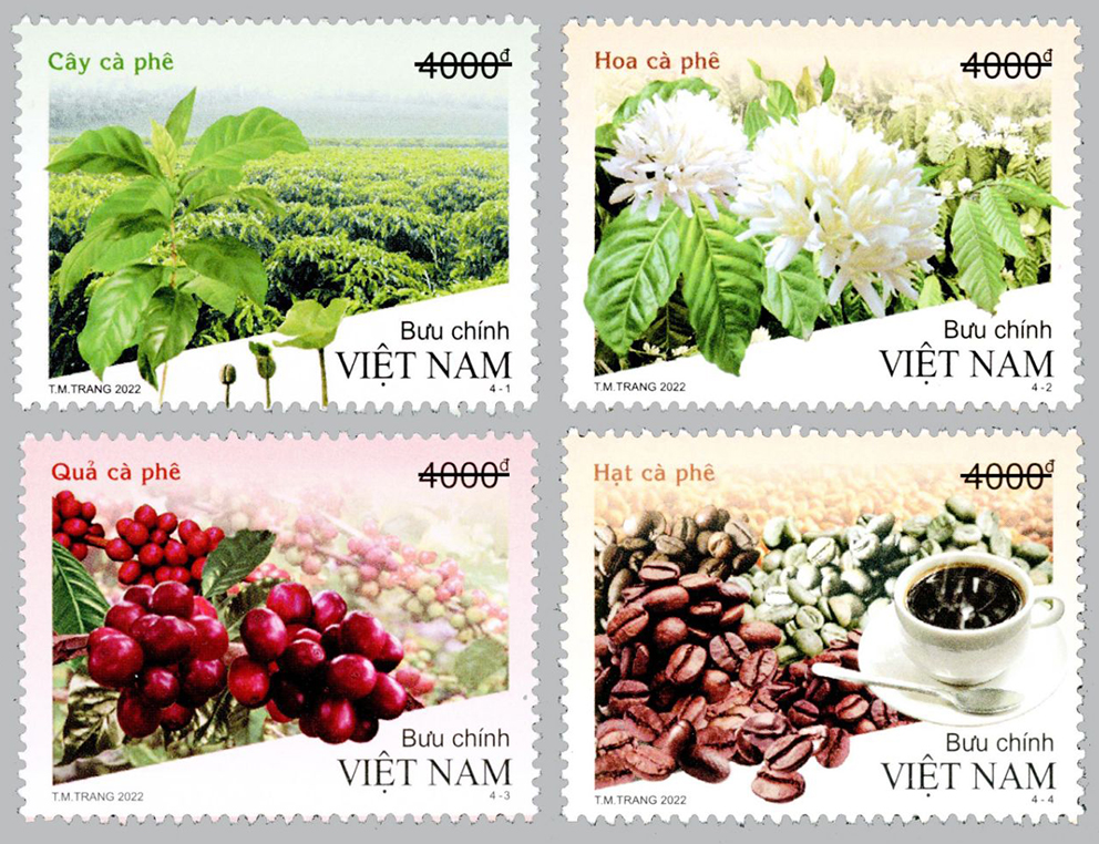 Giới thiệu bộ tem “Cây cà phê”