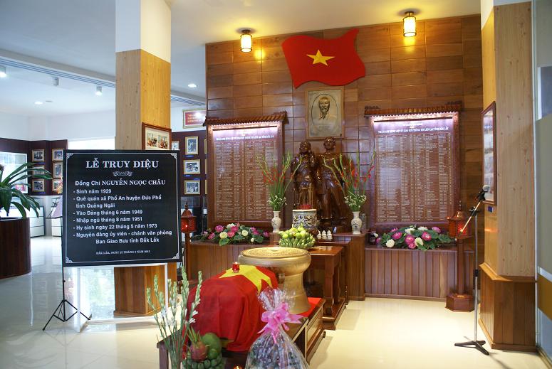 Bưu điện tỉnh Đắk Lắk: Tổ chức Lễ truy điệu và an táng liệt sỹ Nguyễn Ngọc Châu