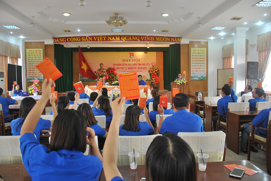 Đại hội Chi Đoàn cơ sở Bưu điện tỉnh Phú Yên, nhiệm kỳ 2019 – 2022