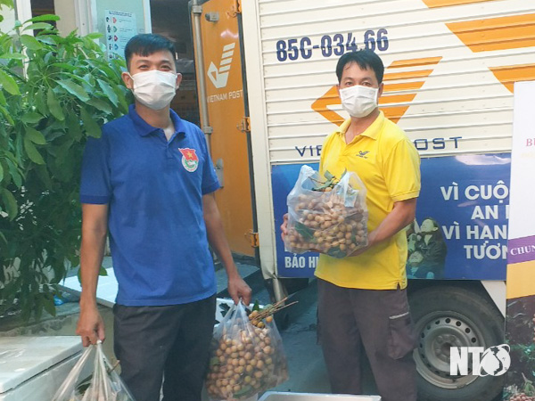 Bưu điện tỉnh Ninh Thuận hỗ trợ tiêu thụ nhãn Đồng Tháp