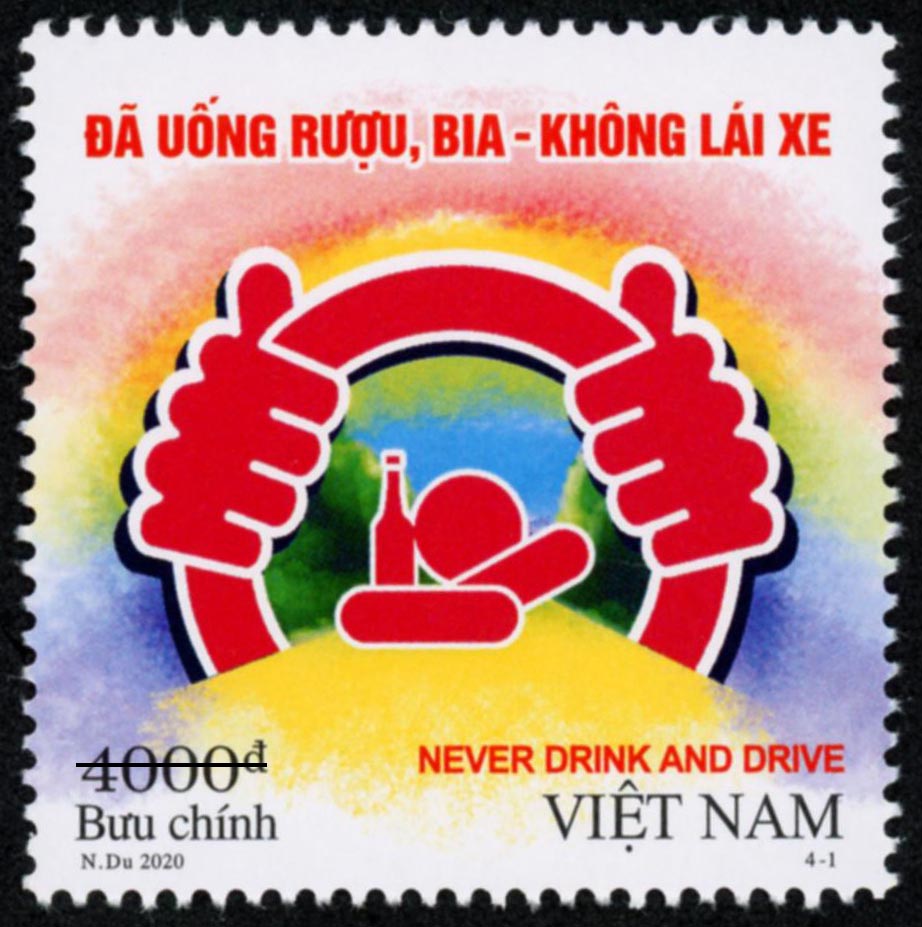 Giới thiệu bộ tem “An toàn giao thông đường bộ” (Bộ 1)