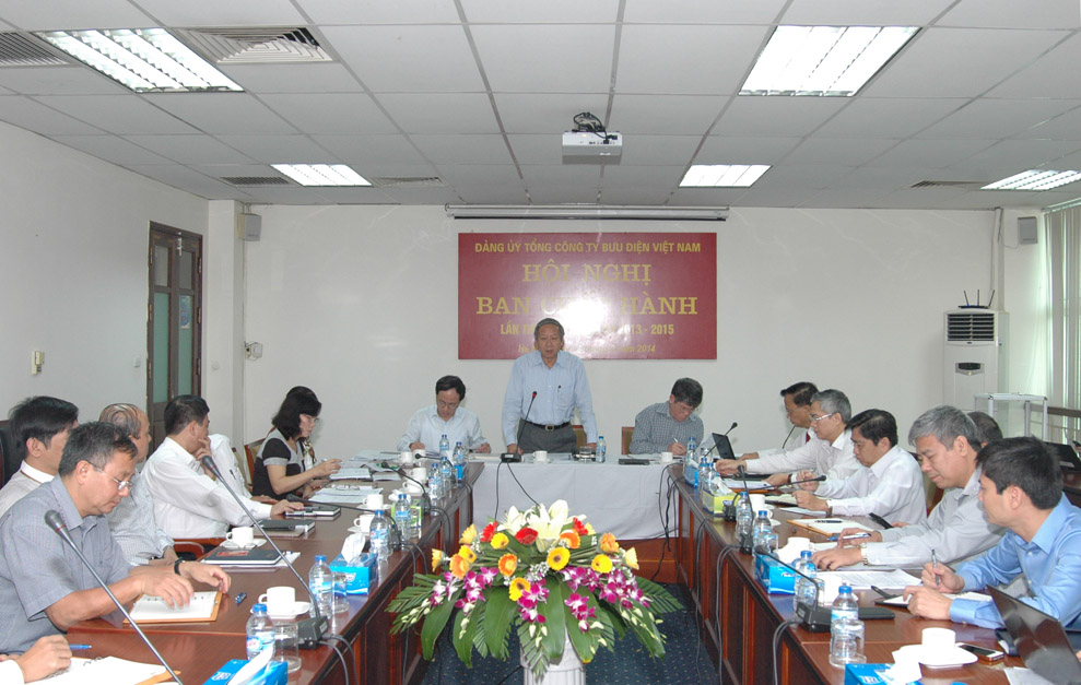 Hội nghị Ban chấp hành Đảng bộ Tổng công ty Bưu điện Việt Nam lần thứ tám, nhiệm kỳ 2013 - 2015