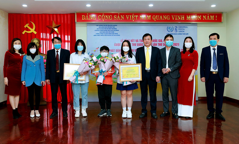 Vĩnh Phúc: Có 3 học sinh đoạt giải cuộc thi viết thư quốc UPU lần thứ 50