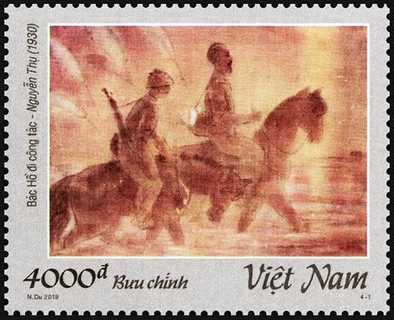 Giới thiệu bộ tem “Tranh lụa Việt Nam”
