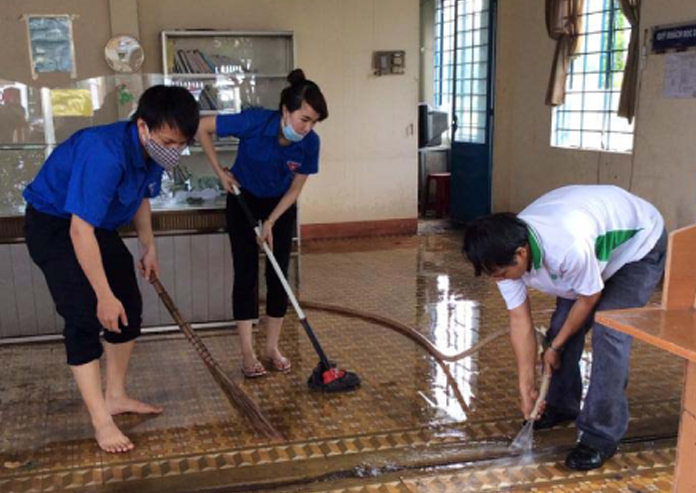 Đoàn thanh niên Bưu điện Quảng Ngãi chung tay đổi mới hoạt động tại điểm Bưu điện - Văn hóa xã