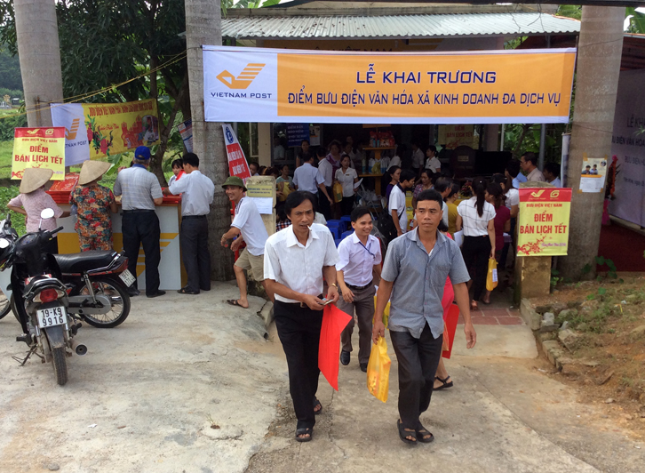 Bưu điện tỉnh Phú Thọ, Bắc Kạn, Yên Bái, Quảng Ngãi triển khai mô hình kinh doanh da dịch vụ
