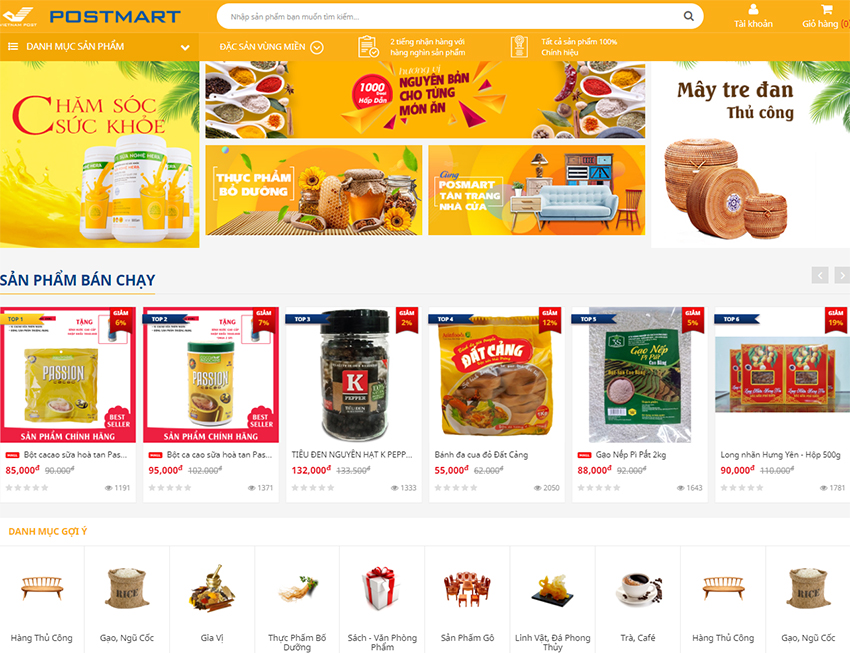 Bưu điện tỉnh Kiên Giang triển khai sàn giao dịch thương mại điện tử POSTMART