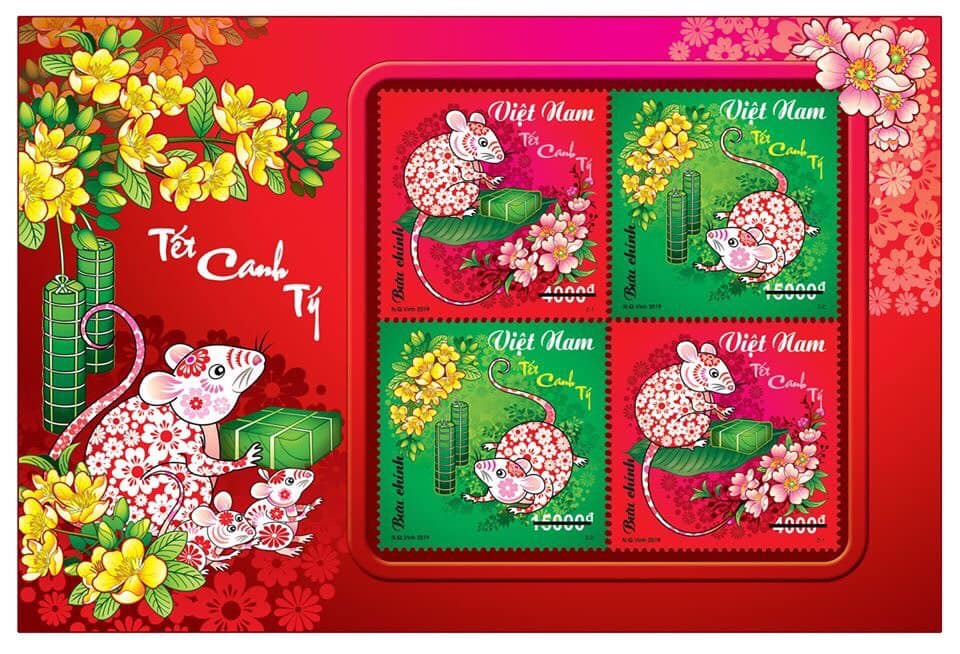 Giới thiệu bộ tem “Tết Canh Tý” 