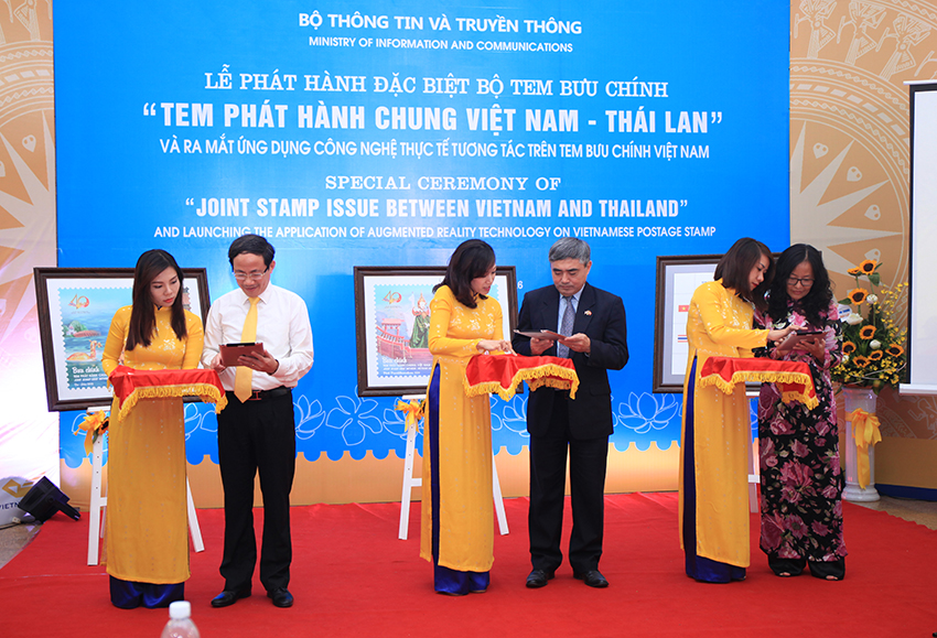 Bưu điện Việt Nam ra mắt ứng dụng công nghệ thực tế tương tác trên tem Bưu chính 