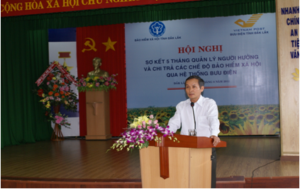 Bưu Điện và Bảo hiểm xã hội Đắk Lắk sơ kết 5 tháng công tác chi trả chế độ BHXH  qua hệ thống Bưu Điện
