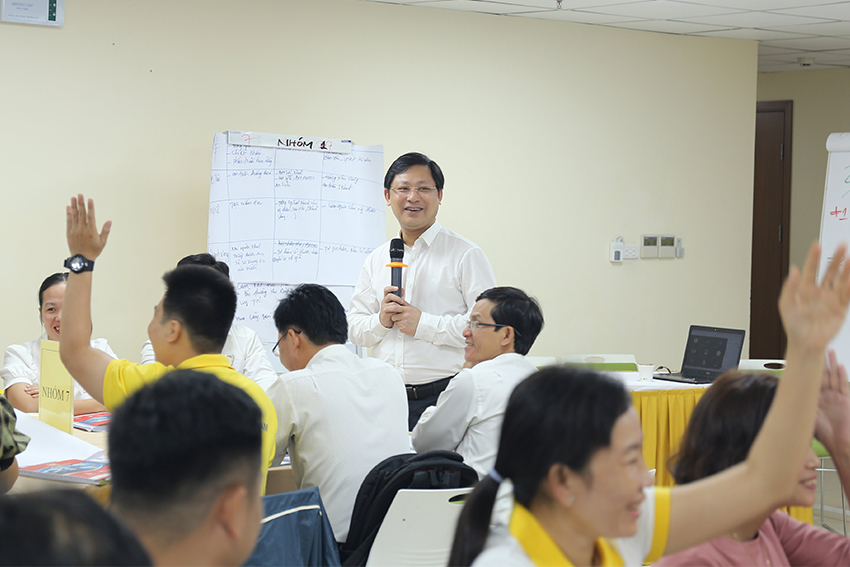 Nhiều nét mới trong đào tạo kỹ năng quản lý và bán hàng nâng cao cho nhân viên BĐ-VHX 