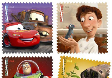 USPS đưa nhân vật hoạt hình lên tem
