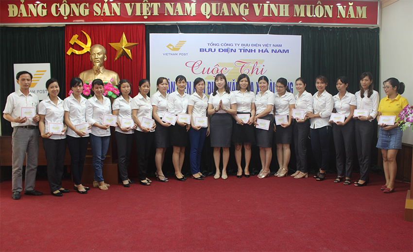 Bưu điện tỉnh Hà Nam tổ chức cuộc thi “Nhân viên Bưu điện - Văn hóa xã tài năng”