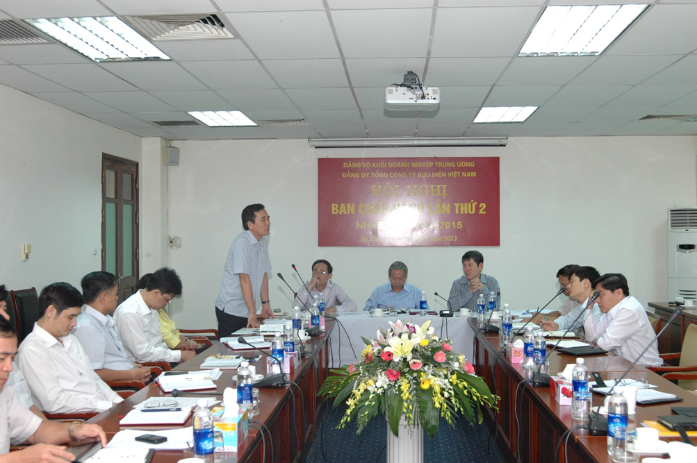 Hội nghị Ban chấp hành Đảng bộ Tổng Công ty Bưu điện Việt Nam lần thứ hai, nhiệm kỳ 2013 – 2015