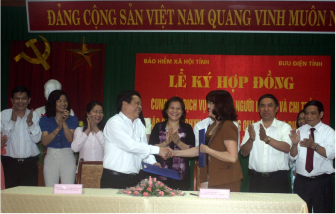  Bưu điện tỉnh & Bảo hiểm xã hội tỉnh Tuyên Quang ký kết hợp đồng và triển khai tập huấn công tác chi trả lương hưu và trợ cấp BHXH hàng tháng qua hệ thống Bưu điện