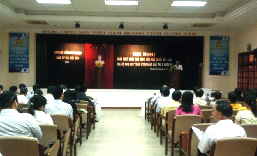 Đảng bộ Bưu điện tỉnh Thừa Thiên Huế tổ chức quán triệt Nghị quyết Hội nghị lần thứ 9 Ban chấp hành Trung ương Đảng khóa XI