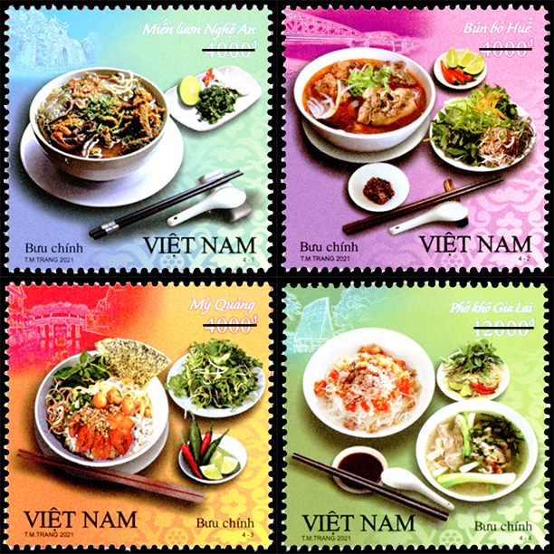 Giới thiệu Bộ Tem "Ẩm thực Việt Nam" 