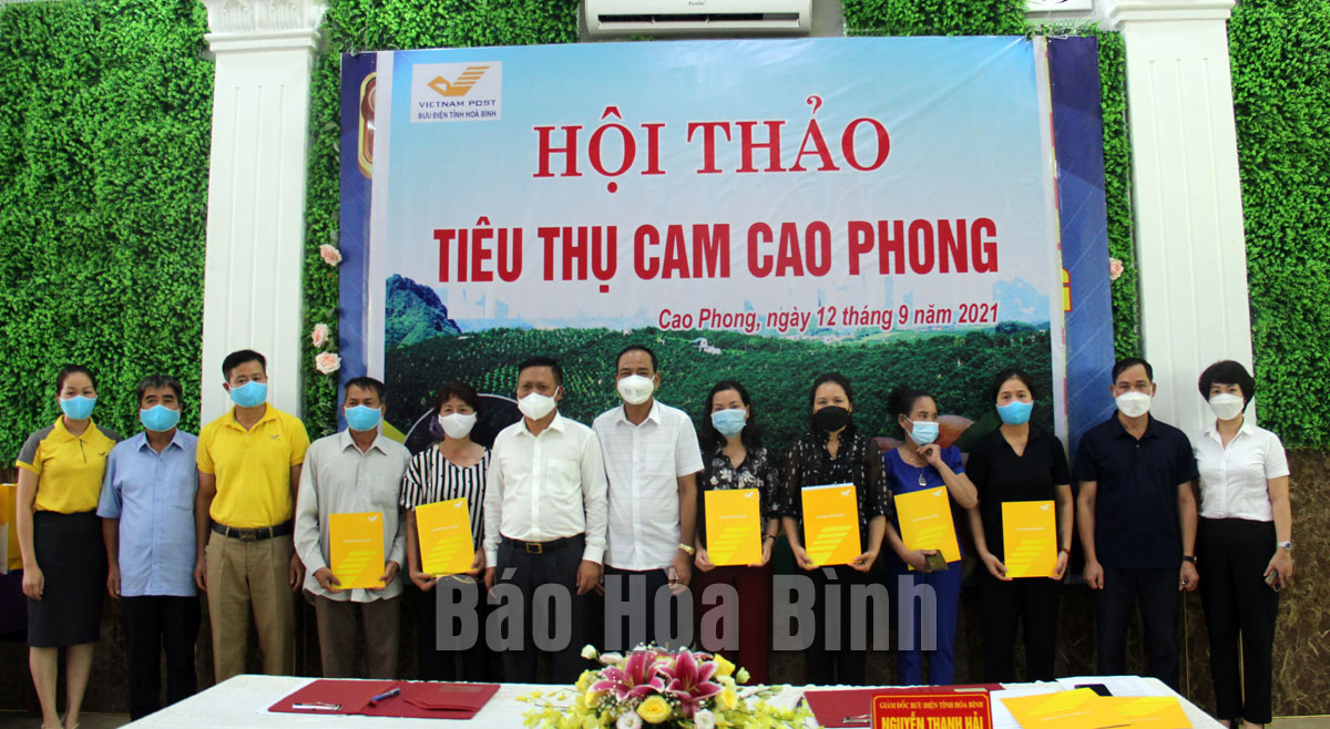 Hòa Bình: Đưa cam Cao Phong lên sàn thương mại điện tử Postmart.vn