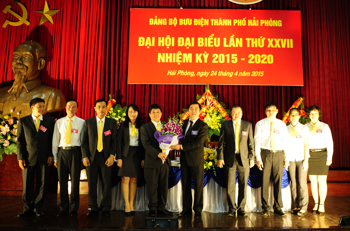 Đảng bộ Bưu điện Hải Phòng tổ chức Đại hội Đại biểu lần thứ XXVII, nhiệm kỳ 2015 – 2020