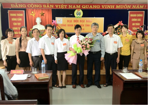 Công đoàn Bưu Điện tỉnh Lào Cai tổ chức  Đại hội Đại biểu Công đoàn lần thứ III, nhiệm kỳ 2012 - 2015