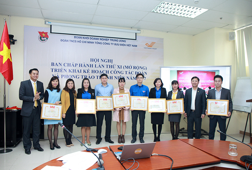 Đoàn TNCS Hồ Chí Minh Tổng công ty Bưu điện Việt Nam triển khai công tác năm 2017