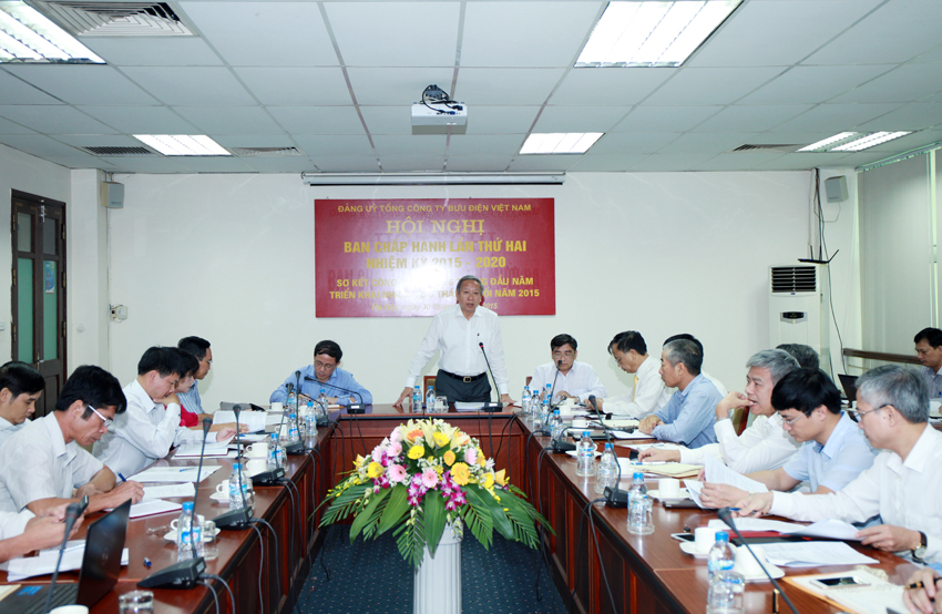 Hội nghị Ban chấp hành Đảng bộ Tổng công ty Bưu điện Việt Nam lần thứ hai nhiệm kỳ 2015 - 2020