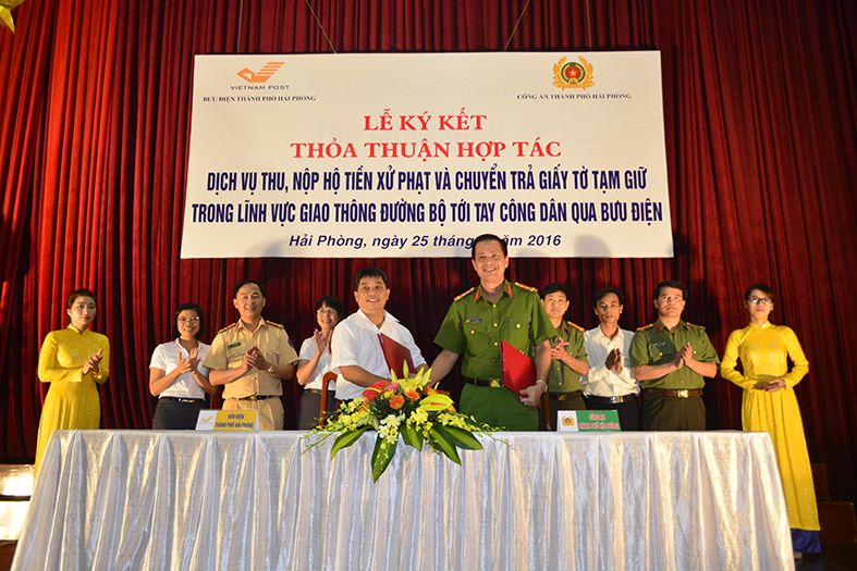 Hải Phòng triển khai dịch vụ thu nộp hộ tiền xử phạt trong lĩnh vực giao thông đường bộ