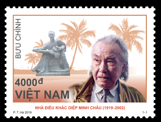 Giới thiệu bộ tem “Kỷ niệm 100 năm sinh Diệp Minh Châu (1919-2002)”