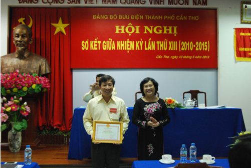 Đảng bộ Bưu Điện TP. Cần Thơ tổ chức sơ kết công tác  giữa nhiệm kỳ 2010-2015