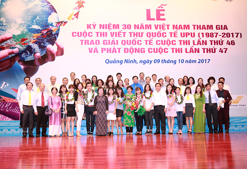 Kỷ niệm 30 năm Việt Nam tham gia cuộc thi viết thư quốc tế UPU