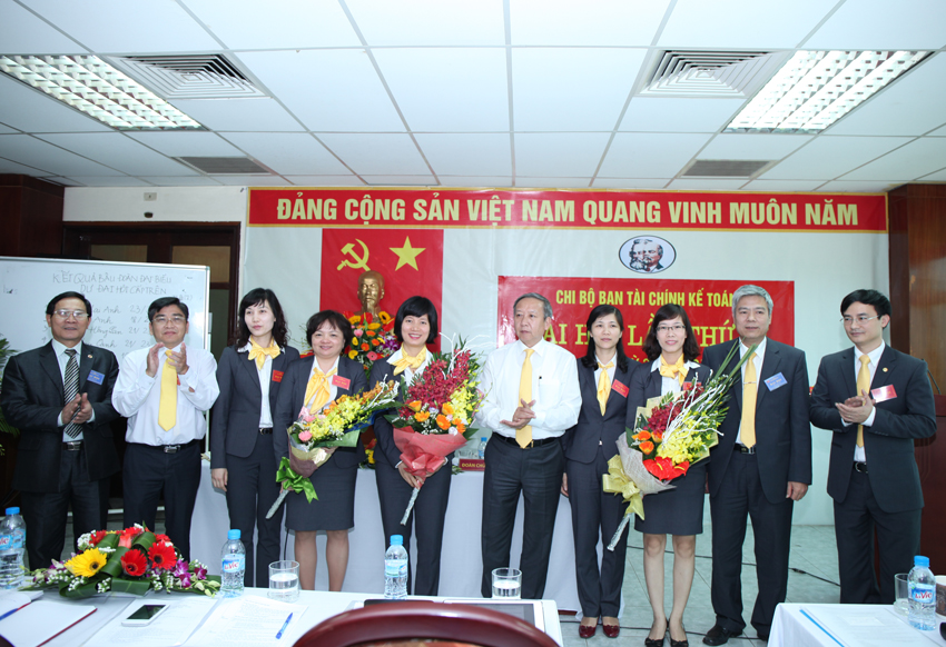 Đại hội điểm Chi bộ Ban Tài chính Kế toán lần thứ III, nhiệm kỳ 2015 - 2018