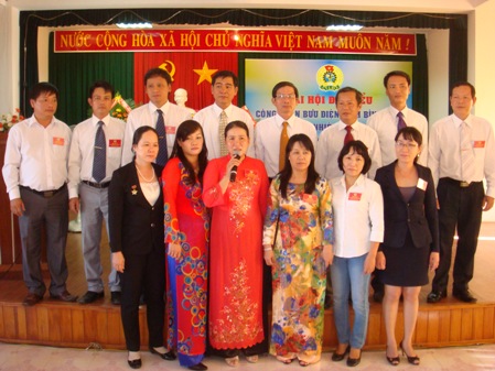 Đại hội đại biểu Công đoàn Bưu Điện tỉnh Bình Định nhiệm kỳ 2012-2015