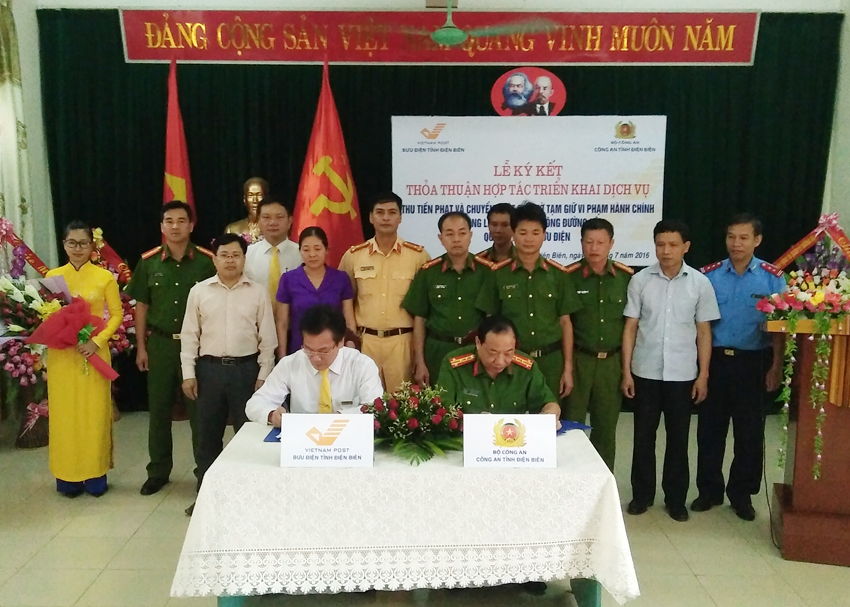 Điện Biên: Thu nộp hộ tiền phạt và chuyển trả giấy tờ tạm giữ trong lĩnh vực giao thông đường bộ qua Bưu điện từ 1/7