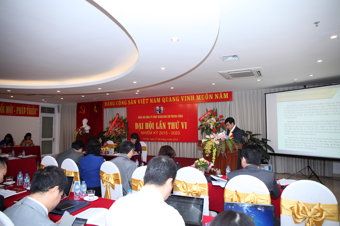 Đảng bộ cơ sở đầu tiên của Bưu điện Việt Nam tổ chức đại hội nhiệm kỳ 2015 - 2020