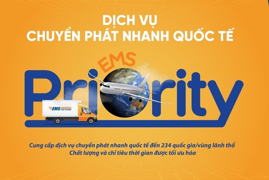 Gửi hàng toàn cầu với EMS Priority