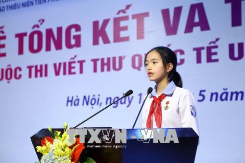 Cô học trò đa tài và giải nhất quốc gia viết thư UPU lần thứ 47