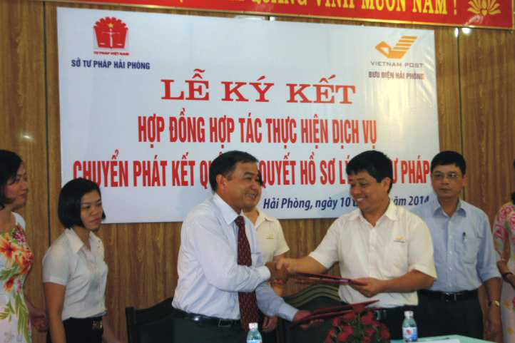 Bưu điện TP. Hải Phòng triển khai dịch vụ chuyển phát kết quả giải quyết hồ sơ lý lịch tư pháp