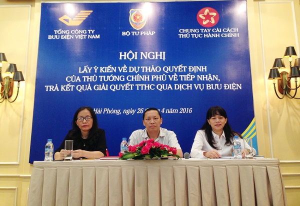 Lấy ý kiến về tiếp nhận, trả kết quả giải quyết thủ tục hành chính qua dịch vụ Bưu điện