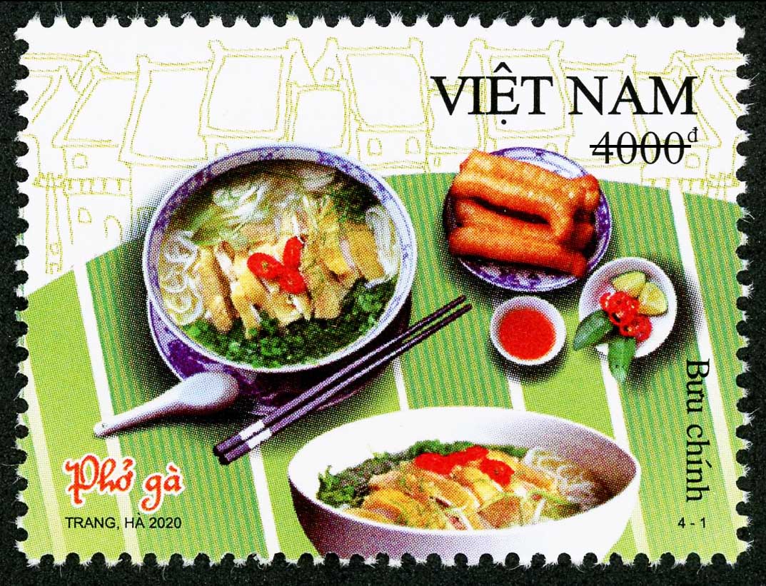 Giới thiệu bộ tem “Ẩm thực Việt Nam”