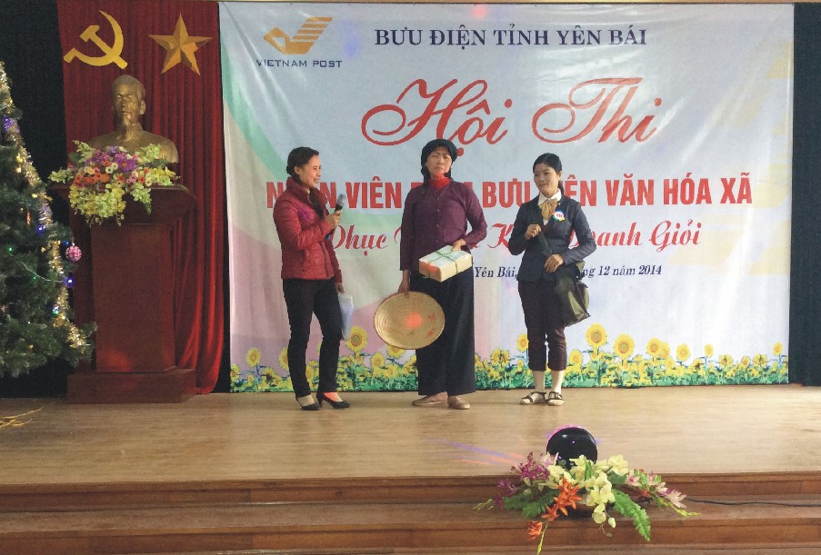Bưu điện tỉnh Yên Bái tổ chức hội thi “Nhân viên điểm Bưu điện - Văn hóa xã phục vụ và kinh doanh giỏi”
