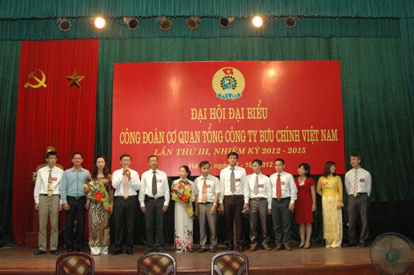 Đại hội đại biểu Công đoàn cơ quan Tổng Công ty Bưu chính Việt Nam lần thứ III - nhiệm kỳ 2012-2015