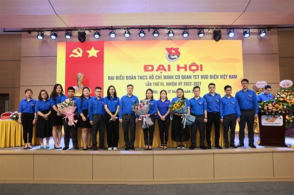 Đoàn Cơ quan Tổng công ty Bưu điện Việt Nam tổ chức Đại hội Đoàn TNCS  Hồ Chí Minh lần thứ III nhiệm kỳ 2022-2027